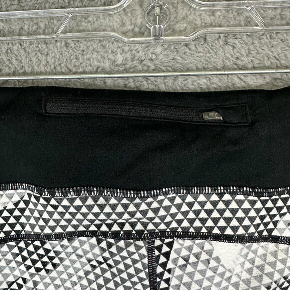 Nike Dri Fit Epic Running Crop Tight Black White Women's Size M - Picture 7 of 13